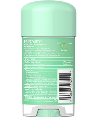 Mitchum Advanced Women Gel Anti-Perspirant 2.25 oz (Pack of 2) - Shower Fresh Scent - Buy Online on GoSupps.com
