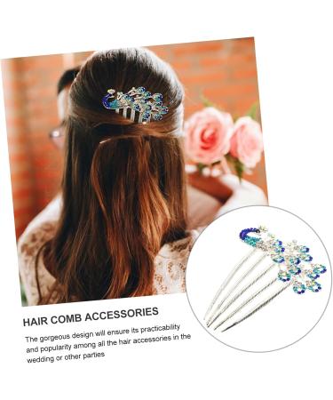 FRCOLOR Diamond Phoenix Hair Comb Bridesmaid Hair Comb Pearl Hair Comb Rhinestone Barrettes Rhinestone Headpiece Bridal Hair Clip Tiara Hair Comb Accessories Winter Alloy Miss Wedding Clip - Buy Online on GoSupps.com