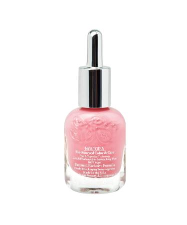 Nailtopia Bio-Sourced Chip-Free Nail Lacquer - Strengthening Coat for Fast Manicures - Cuticle Art - Pro Color Finish - Uptown Girl - 0.41 oz - Buy Online on GoSupps.com
