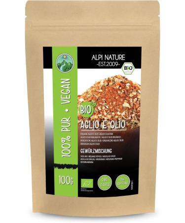 Organic Aglio e Oglio Spice Mix: 100% Natural Pasta Seasoning (100g) - Buy Online on GoSupps.com