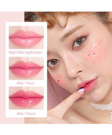 Colour Changing Lip Balm Tinted Lip Balm Lip Gloss Natural Lip Protection Strawberry Fruity Smooth Moisture Lip Oil Lip Care All Day for Lip Repair Teenage Girls Gifts - Buy Online on GoSupps.com