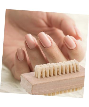 FRCOLOR Nail Clean up Brush Nail Scrubber Nail Brush for Cleaning Fingernails Hand Foot Brush Stiff Bristle Nail Brush Natural Nail Hand Brush Cleaning Brush Bamboo Miss Pedicure - Buy Online on GoSupps.com