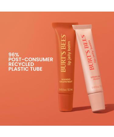 Burt s Bees Mango Grapefruit Lip Jelly Balm With Hyaluronic Acid and Squalane Moisturizer To Instantly Hydrate Lips Lip Gloss With Responsibly Sourced Beeswax Tint-Free Lip Treatment 0.45 oz. - Buy Online on GoSupps.com