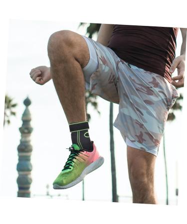 Mobestech Adjustable Ankle Brace & Plantar Brace Socks - 4 Pairs Elastic Support & Protector | Breathable Nylon Sweat Absorbent Fitness Gear XL - Buy Online on GoSupps.com