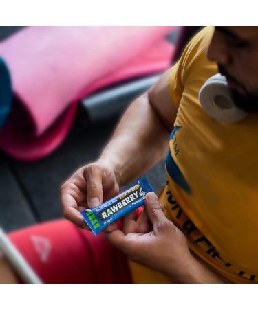 RAWBERRY Peanut & Chocolate Protein Bar | Vegan Gluten-Free No Added Sugar | 15x33g Nut Snack for Healthy Living - Buy Online on GoSupps.com