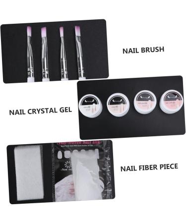 Ipetboom 1 Set Manicure Extension Set Acrylic Forms Kit De Manicura Nail Art Tips Manicure Brush Extension Brush Lengthening Nail Tape Extension Nail Plate Major Extend Abs - Buy Online on GoSupps.com