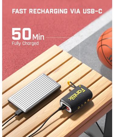 Fanttik X8 Nano Electric Ball Pump - Ultra-Fast Inflation for Sports Ball with Digital Pressure and LCD Display - Ideal for Basketball, Soccer, Volleyball, Football - Buy Online on GoSupps.com