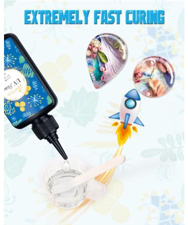 400g UV Resin Kit | Crystal Clear Epoxy Resin for Jewelry Making | Fast Curing Solar Activated Glue - Buy Online on GoSupps.com