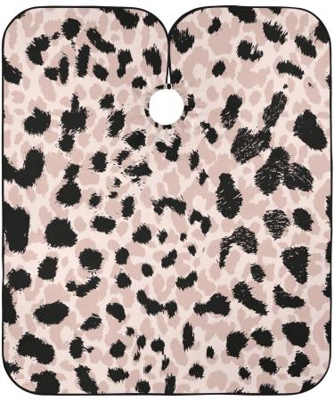 Buy Waterproof Barber Cape - Retro Leopard Spot Art | Unisex Cheetah Hair Cutting Bib for Men - International Shipping - Buy Online on GoSupps.com