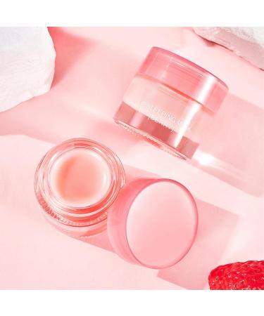 Lip Sleeping Mask Strawberry Lip Mask Overnight Strawberry Lip Balm Overnight Moisturizer Lip Balms for Moisture Lip Care for Dry Chapped Peeling Cracked Lips Fades Lip Lines 10g - Buy Online on GoSupps.com