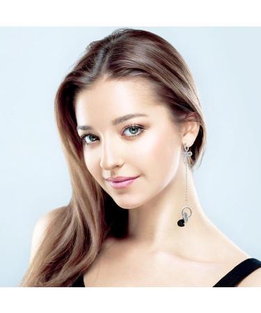 Chendalize Noise Reducing Earplug Earrings - Stylish Ear Plug Holder for Women Perfect for Concerts & Noise Cancelling Silver - Buy Online on GoSupps.com