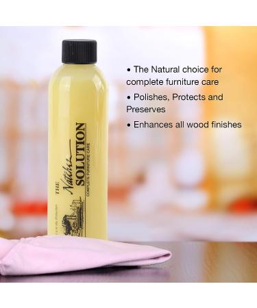 Natchez Solution All Natural Wood Furniture Cleaner & Polish - 8 oz - Restores & Replenishes Wooden Surfaces - Buy Online on GoSupps.com