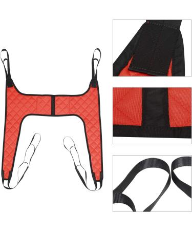 Full Body Sling Patient Lift - Universal 4-Point Transfer Hammock for Bathroom Transfers - Red | Shop Internationally - Buy Online on GoSupps.com
