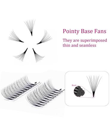 Premium 10D 0.07mm C Curl Volume Eyelash Extensions 9mm Premade Fan Lashes for Perfect Finish | International Shipping - Buy Online on GoSupps.com