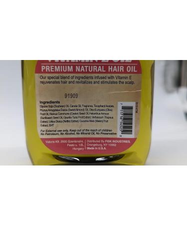 Difeel Premium Natural Hair Oil with Vitamin E - 7.1 oz | Nourishing Hair Treatment - Buy Online on GoSupps.com