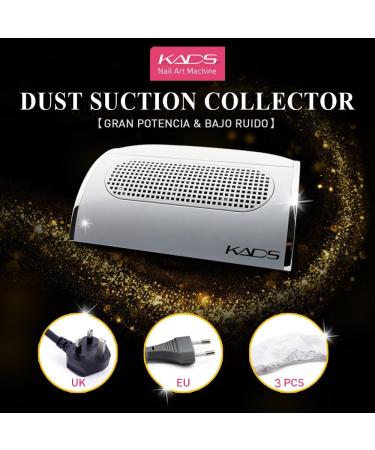 KADS Nail Art Dust Extractor - Powerful 3-Fan Nail Dryer Tool & 2 Dust Bags for Pro Nail Artists | International Shipping Available - Buy Online on GoSupps.com