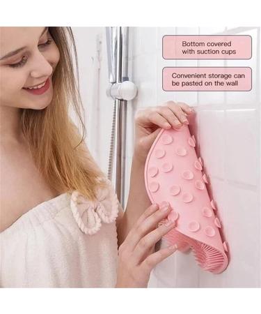 Shower Foot Scrubber Mat | Large Size Mat with Non-Slip Suction Cups - Cleans Massages Your Feet Without Bending Foot Circulation Relieve Tired - Buy Online on GoSupps.com