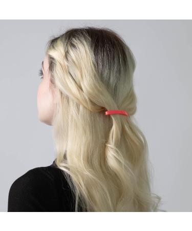 Aurora Pin Hair Barrettes Clips Set - 18 Colored Pieces - Medium Plastic Dome Styling Accessories for Girls & Women - Made in Korea - Buy Online on GoSupps.com