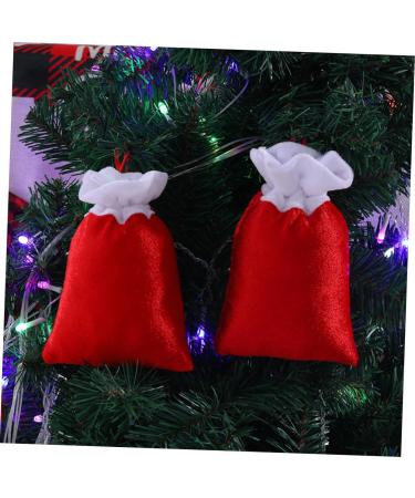 Holibanna 8pcs Christmas Plush Bag Ornament Decor Xmas Bags Party Packaging Bag Jewelry Pendant - Buy Online on GoSupps.com