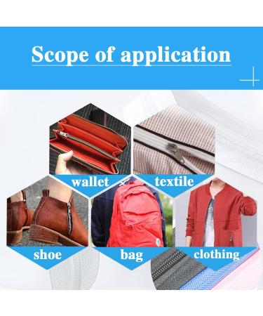 Sawoake 2PCS 5 6 Inch White Separating Jacket Zippers - DIY Sewing Tools for Coats, Garments, and Bags - Buy Online on GoSupps.com