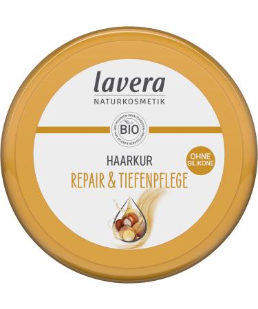 lavera lavera Deep Repair Hair Treatment - Silicone Free - Intense Repair and Rich Care - Vegan - Natural Cosmetics - 200ml