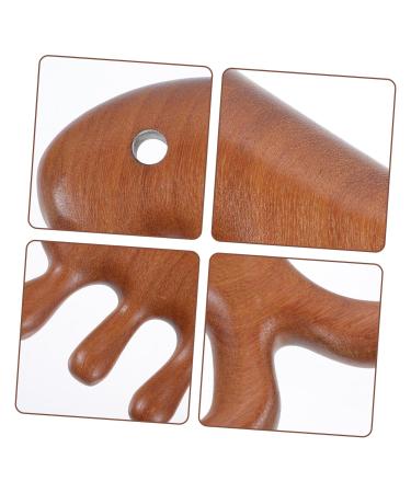 Beavorty 5-in-1 Fish-Shaped Wooden Massage Comb for Scalp Portable Wide Tooth Hair Tool - Perfect for Men - Buy Online on GoSupps.com
