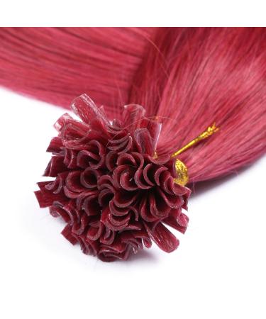 Keratin Bonding Hair Extensions - 40cm 25 Strands 100% Remy Real Hair - High Quality U-Tip by Novon - Buy Online on GoSupps.com
