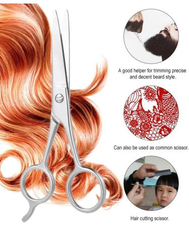 Beaupretty Onion Cutter & Beard Scissors - Stainless Steel Hairdressing & Eyebrow Scissors for Beard Care & Fabric Cutting - Buy Online on GoSupps.com