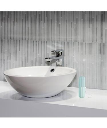 Travel Toothbrush Holder Case - 2Pcs Portable Toothbrush Cover with Strap for Daily Use & Camping | International Shipping - Buy Online on GoSupps.com