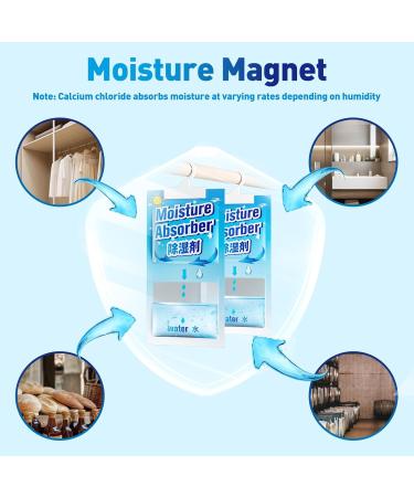 Premium Hanging Moisture Absorber for Closet - Eliminate Odors & Humidity - Buy Online on GoSupps.com
