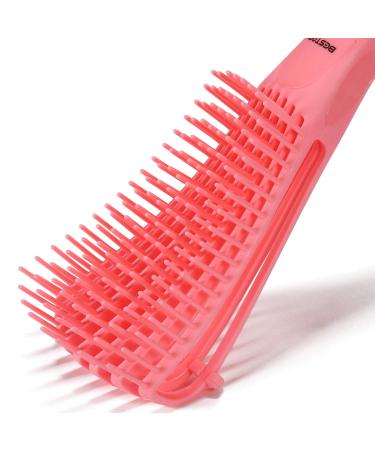 Bestool Detangling Brush for Black Natural Hair - Faster & Easier Detangle for Curly, Afro Hair - Gentle on 3/4abc Textures - Wet or Dry - Pain-Free - Pink - Buy Online on GoSupps.com