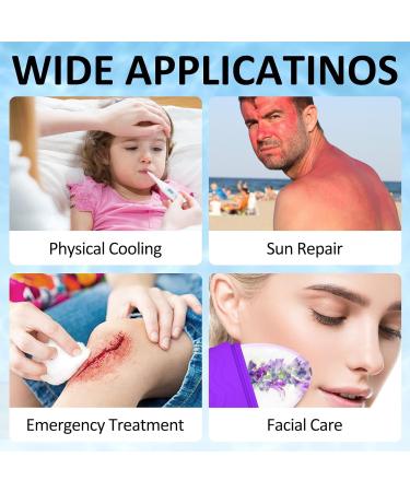 Joyeee Ice Roller - Egg-Shaped Facial Massage Tool for Skin Care | Reduces Swelling Shrinks Pores & Improves Elasticity - Violet Color - Buy Online on GoSupps.com