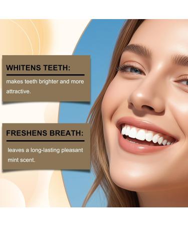 2Pcs Tooth Refresh Toothpaste Fresh Breath Toothpaste Natural Oral Care & Enamel Repair Helps Remove Coffee Tea & Wine Stain Deep Cleaning Care - Buy Online on GoSupps.com