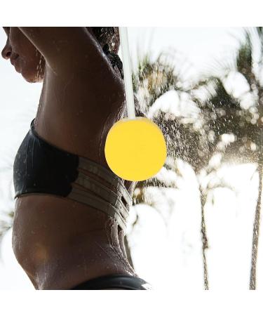 FOMIYES Yellow Hip Kit Bath Sponge & Body Brush Set - 57x12cm - Buy Online on GoSupps.com