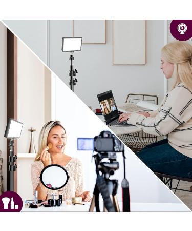 Dimmable 5600K Photography Lighting Kit with Tripod Stand and Color Filters | Perfect for Video Streaming and Photo Shooting - Buy Online on GoSupps.com