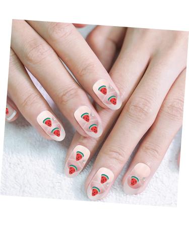 FRCOLOR 4 Pieces 5 Decorative Ornaments DIY Accessories for Nail Salons Face Ice Cubes Mobile Phone Shell Ornament Fruit Slices Nail Art Animal Decor Polymer Clay Manicure Charm - Buy Online on GoSupps.com