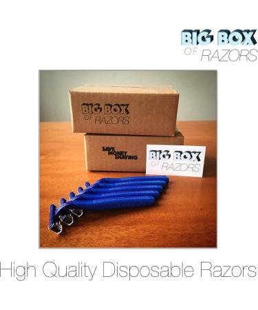 Buy 30 Box of High-End Blue Razor Blades - Disposable Stainless Steel Twin Blade Shavers for Men & Women with Aloe Vera - Global Shipping Available - Buy Online on GoSupps.com