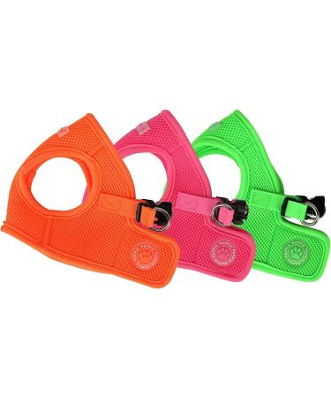 Puppia Dog Harness Vest - High Quality & Comfortable Neon Colors | Puppy Harness - Orange Size M - Buy Online on GoSupps.com