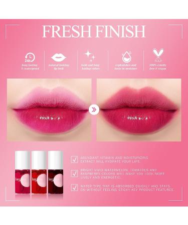 Bayfree Lip Tint Stain Set - Long Lasting Matte Finish Lip Makeup (Fruit Platter) - Buy Online on GoSupps.com