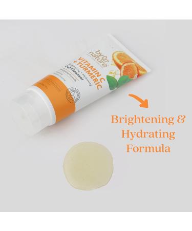 By Nature Brightening Gel Cleanser - Vitamin C & Turmeric Face Wash for Gentle Hydration Dirt & Makeup Removal - Buy Online on GoSupps.com