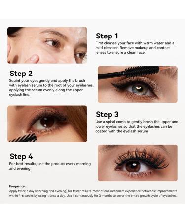 LANBENA Eyelash Growth Serum Lash Enhancing Serum with advanced formula to boost fuller thicker and voluminous eyelashes for longer 3 ml - Buy Online on GoSupps.com