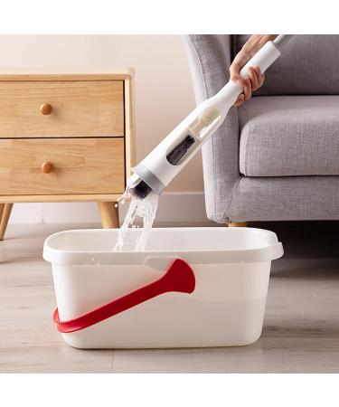 Easy Squeeze Butterfly Mop Lazy Person'S Self-Washing Flat Mop Self-Wash & Squeeze Dry Flat Mop Imitation Hand Twist Quick Dry Mop For Floor Cleaning With 2pcs Reusable Replacement Mop Pads Set - Buy Online on GoSupps.com