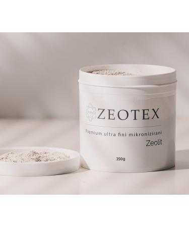 ZEOTEX Zeolite Powder 350g - Premium Ultra Fine 95% Clinoptilolite Powder - Activated & Energized - Buy Online on GoSupps.com