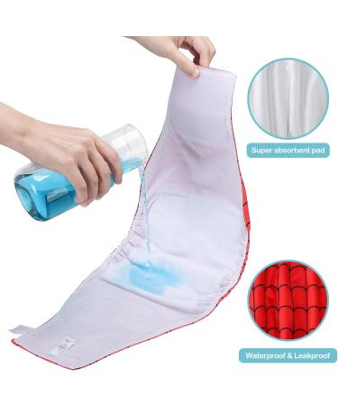 Avont Male Reusable Dog Diapers - 3 Piece Washable Belly Bands for Incontinence | Eco-Friendly XS (22-29cm) - Flag/Star/Spider-Man Design - Buy Online on GoSupps.com