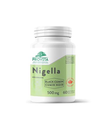 Nigella Black Cumin Oil by Provita Nutrition (Canadian Made) 60 Softgels