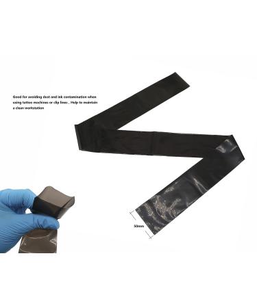 HuoHuo 100PCS Disposable Clip Cord Sleeves - Black Hygiene Covers for Machine Bags - Buy Online on GoSupps.com