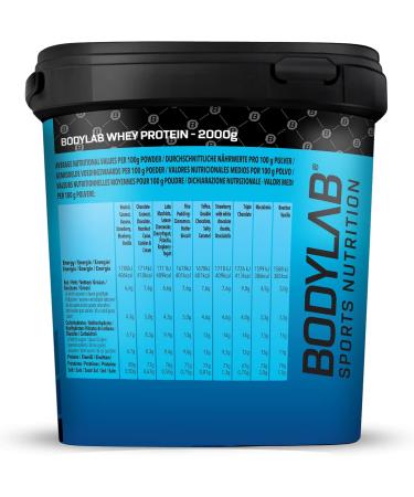 Bodylab24 Whey Protein Powder - Bourbon Vanilla 2kg | Premium Protein Supplement for Muscle Growth - Buy Online on GoSupps.com