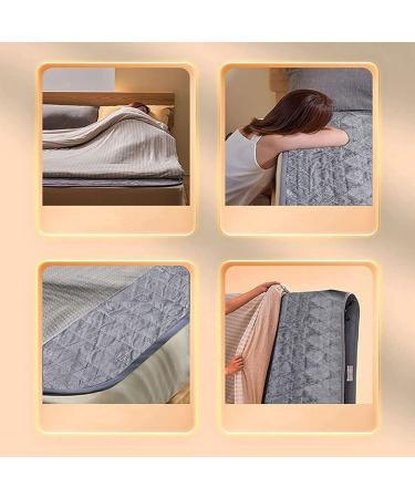 Buy EMDPBD Heated Thermal Blanket - Fast Heating 4 Levels Automatic Shutdown | Gray 180x80cm - Perfect for All Mattresses - Buy Online on GoSupps.com