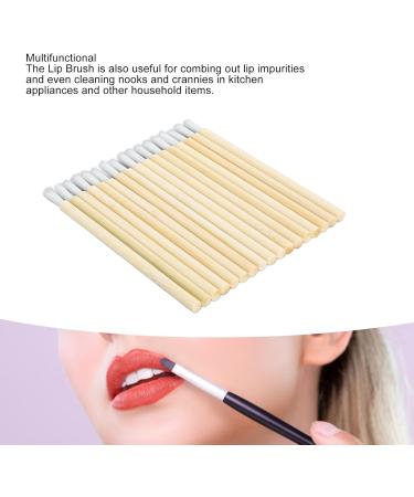 Bamboo Lip Brush Disposable Lip Wand with Bamboo Handle Miniature Applicator for Home and Women - Buy Online on GoSupps.com